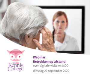 Novicare Kenniscollege webinar betrokken op afstand