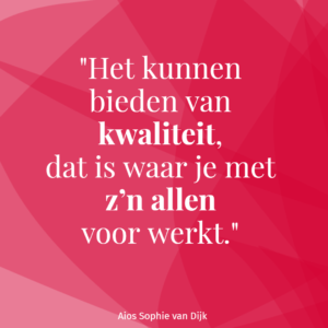 Quote Sophie van Dijk, basisarts