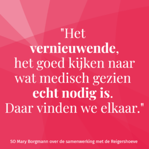 Quote Mary Borgmann, specialist ouderengeneeskunde